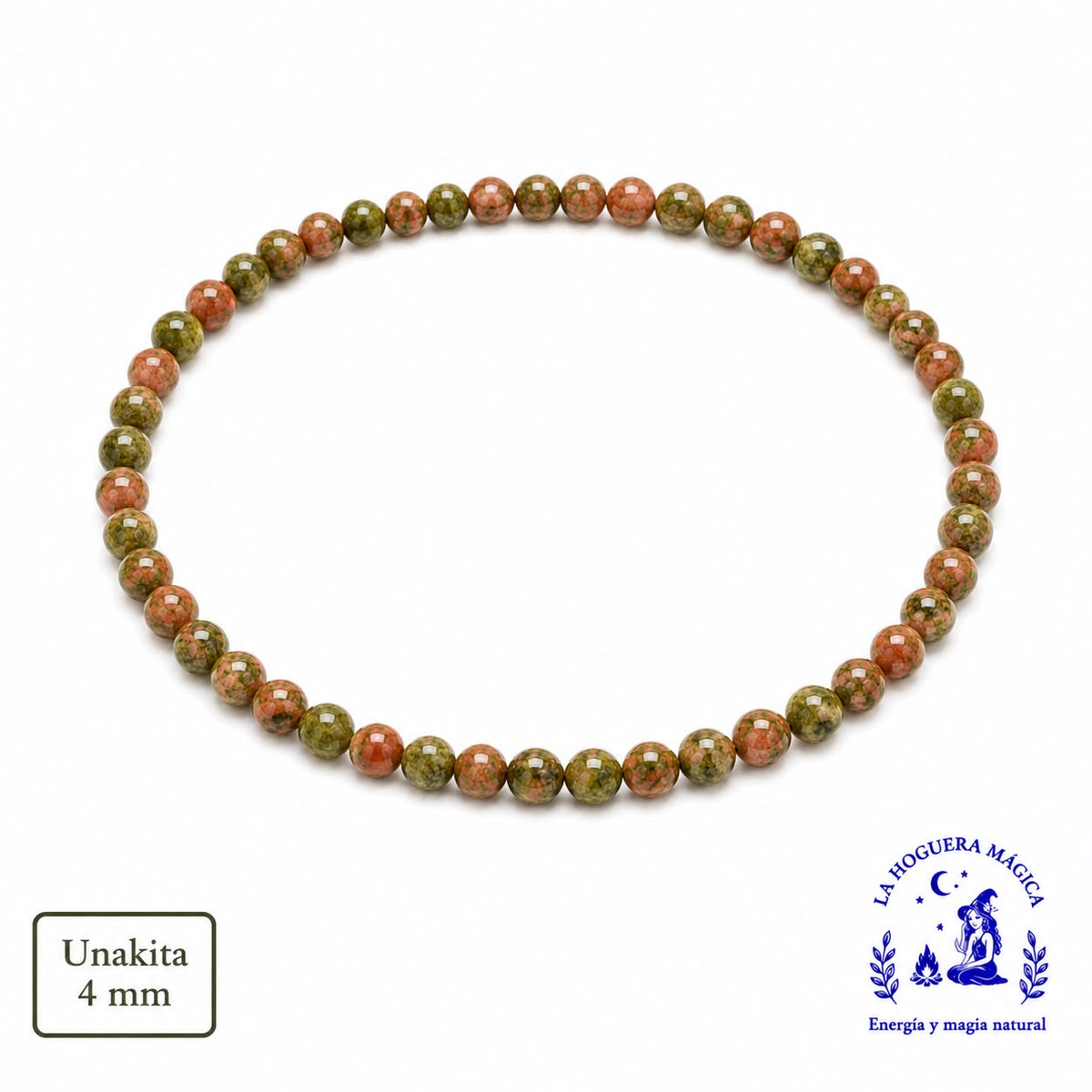 Bracelet - Unakite (8 mm)