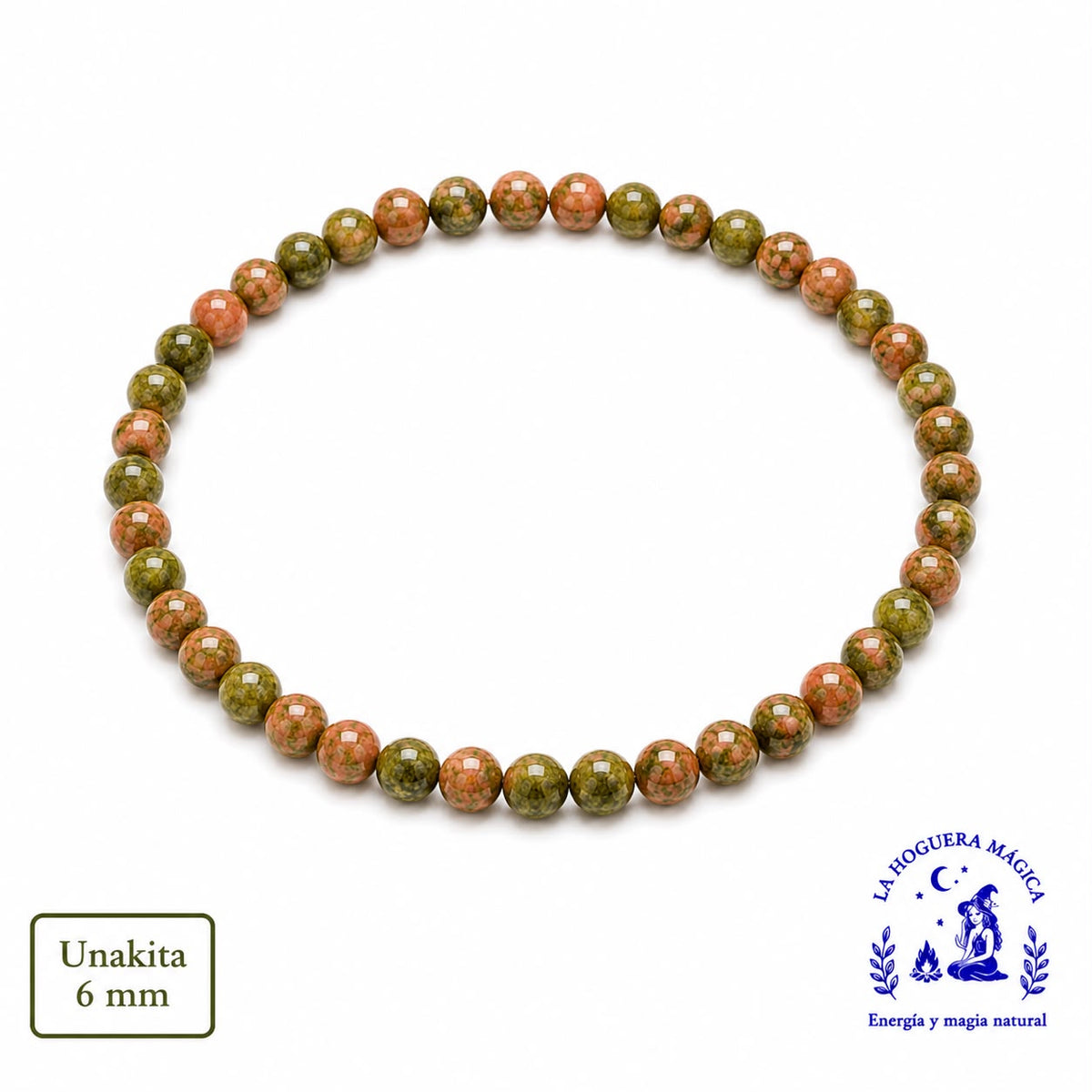 Bracelet - Unakite (8 mm)