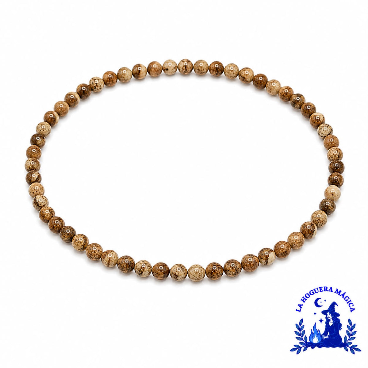 Armband – Holzjaspis (6 mm)