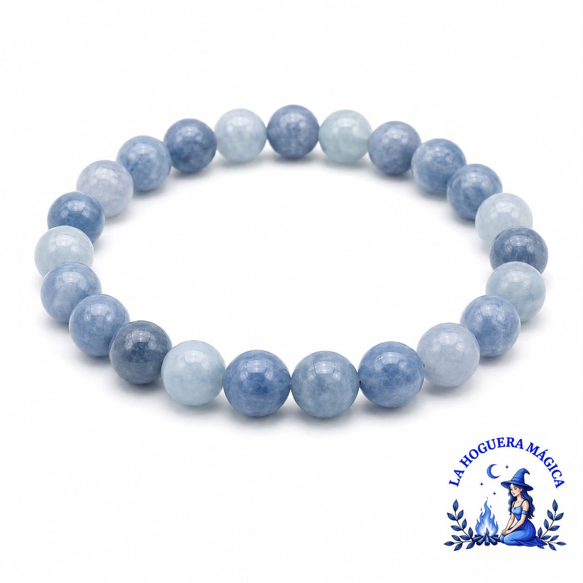Armband - Blauer Quarz (6 mm)
