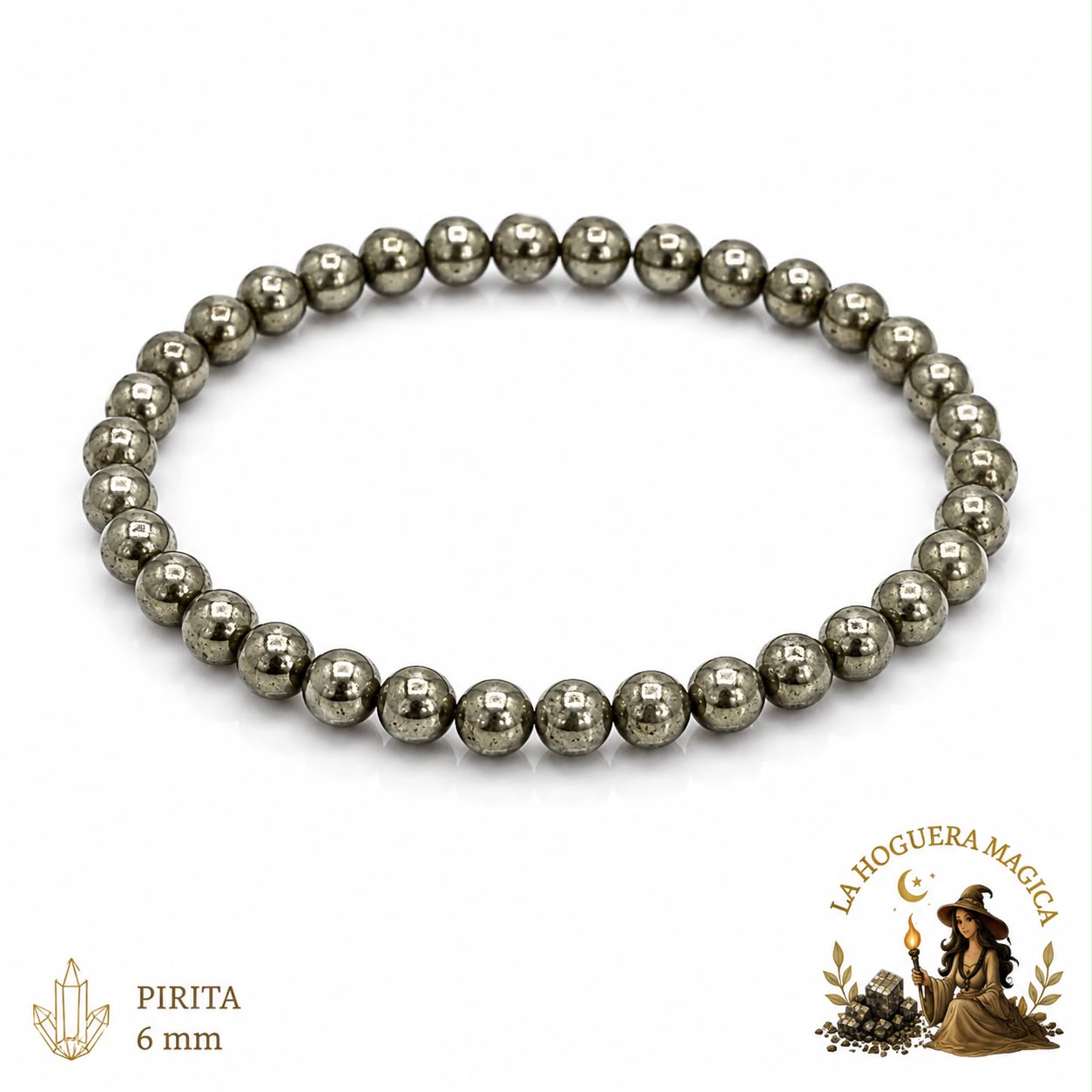 Armband - Pyrit (4 mm)