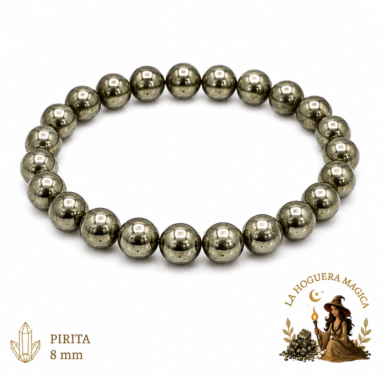 Armband - Pyrit (4 mm)