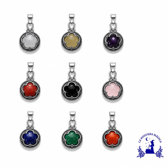 Colgante - Gotland de Acero con Mineral