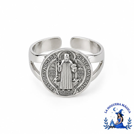 Plata - Anillo Ajustable San Benito