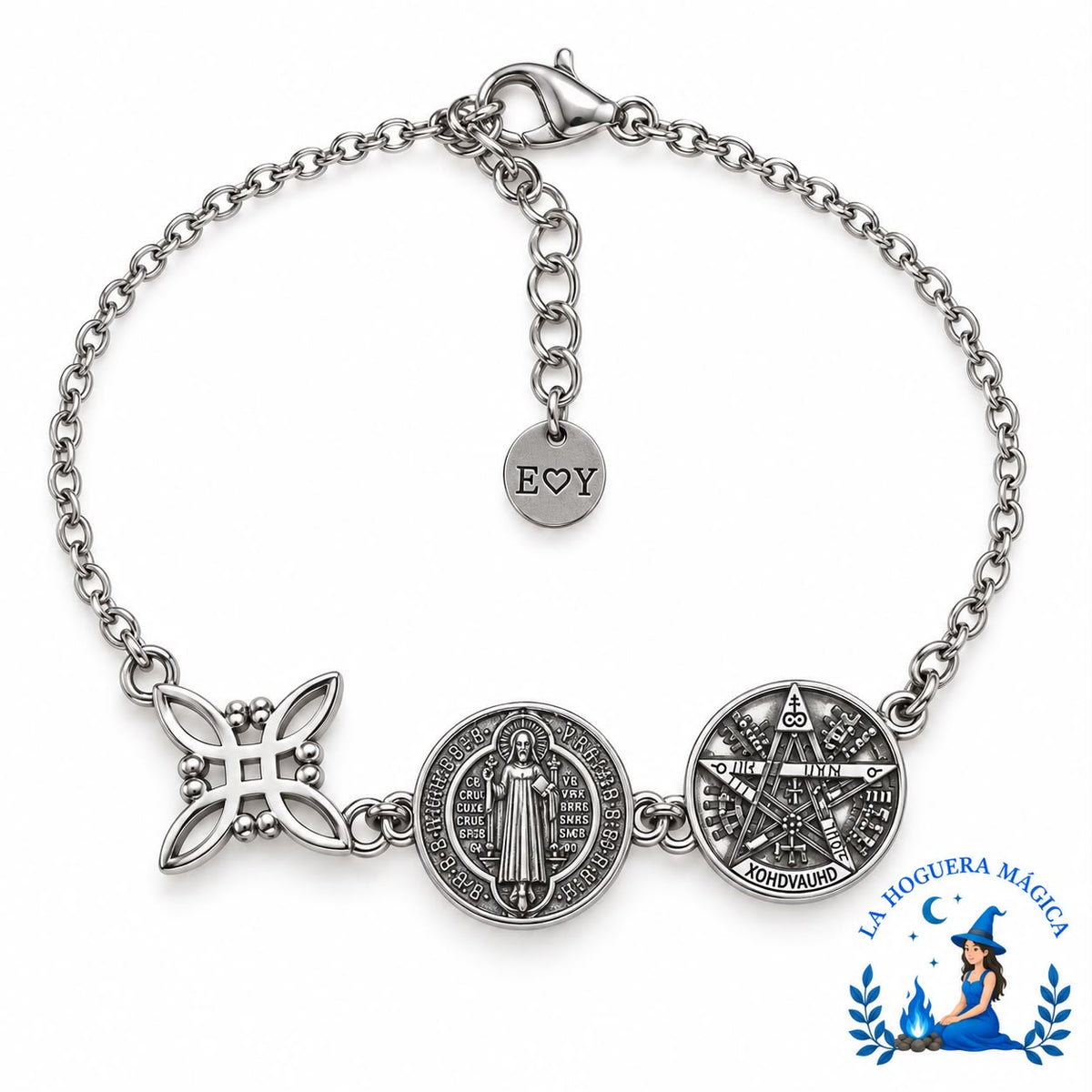 Bracelet - Triple Protection Acier Doré
