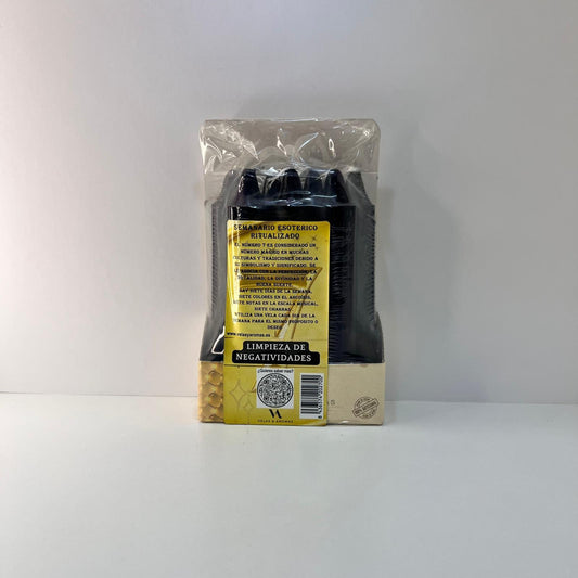 Vela - Pack de Velas de 7 uds. Semanario de Limpieza de Negatividades