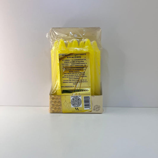 Vela - Pack de 7 uds. Semanario de Dinero y Trabajo