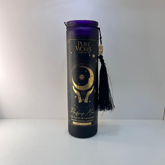 Velón - de Manifestación de Palo Santo y Lavanda Borla