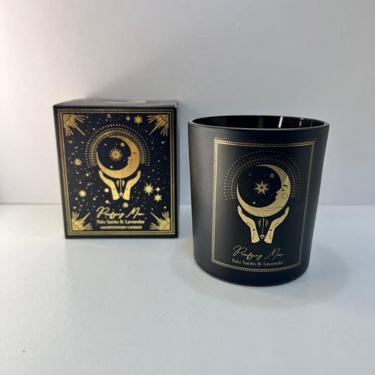 Vela - de Manifestación de Palo Santo y Lavanda