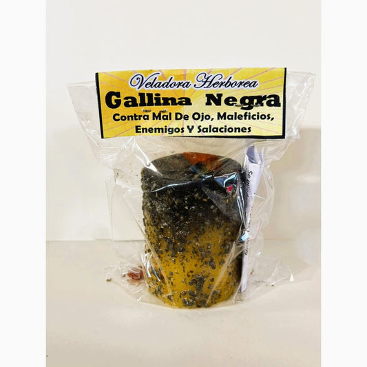 Vela- Veladora Herbórea Gallina Negra