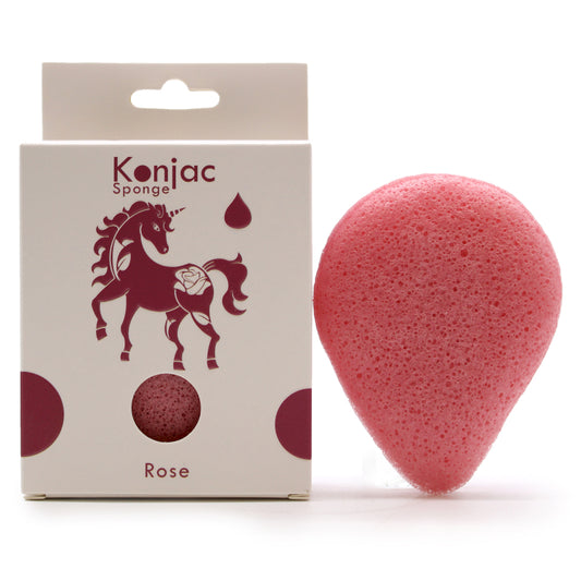 Esponja Konjac Gota - Rosa - Antienvejecimiento