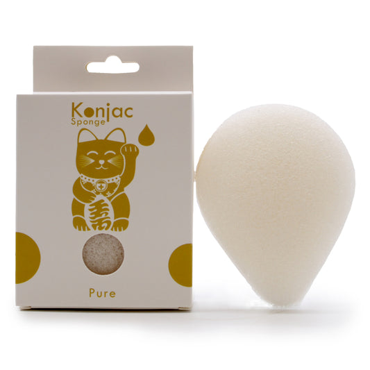 Esponja - Konjac Gota - Natural - Piel sensible