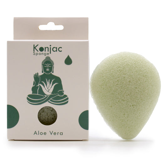 Esponja - Konjac Gota - Aloe Vera - Cicatrizante